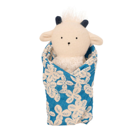 Goat Rattle + Burp Cloth by Manhattan Toy