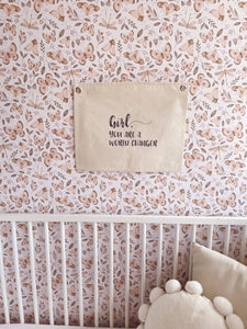 Girl you are a World Changer Banner