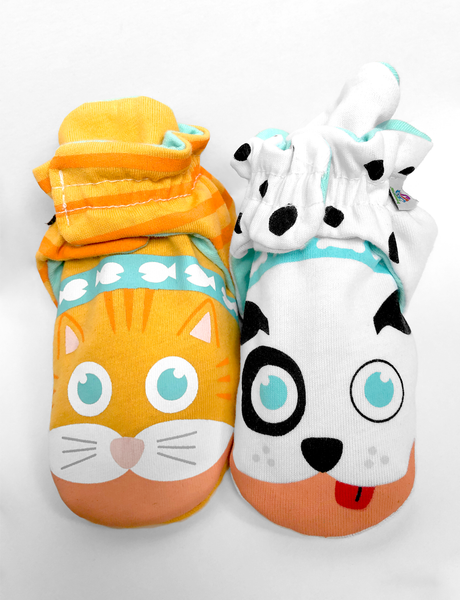 KITTEN & PUPPY NON-SLIP BABY BOOTIES