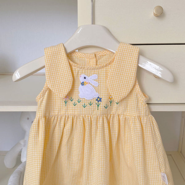 Summer Hot Selling Baby Kids Girls Princess Sleeveless Plaid Dress