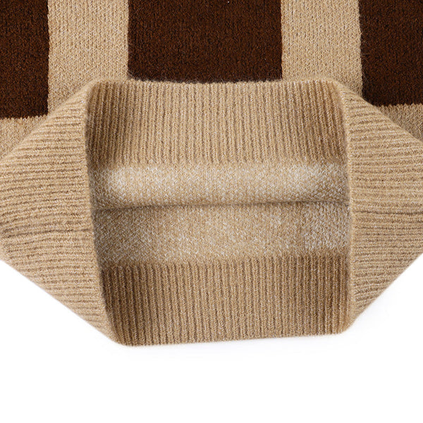 Baby Boy Plaid Graphic O-Neck Long Sleeves Western Classic Sweater